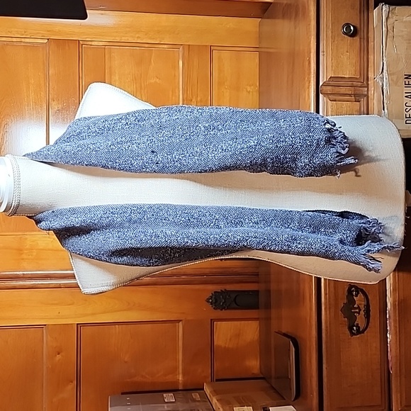 ⚡️5 For $10⚡️Vintage Manifattura Almar gray striped wool scarf - Picture 3 of 4